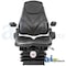 A & I Products Seat, F20 Series, Mechanical Suspension / Arm Rest / Head Rest / Black Vinyl 23" x23" x20.5" A-F20M205 - alternate 2